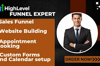 do gohighlevel funnel design stripe integration custom forms calendar ai agent