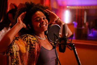 be your female rnb soul singer, pop and rock singer for your lyrics and beat