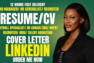 write human resources hr consultant manager hr director hr recruitment resume