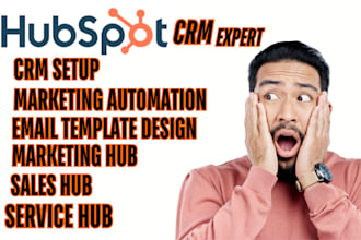 hubspot CRM sales automation email marketing template chatbot integration
