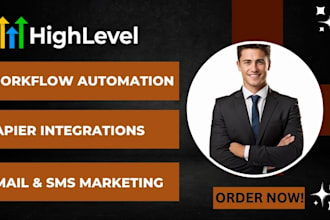 do gohighlevel workflow automation zapier integration sms marketing ghl ai agent