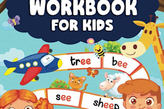 create engaging children worksheet, curriculum and educational material