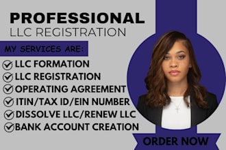 do US llc, sam gov registration, get ein ,non profit, obtain uei, cage code