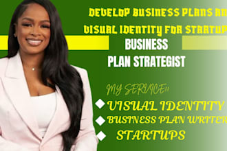 develop business plan startups business plan writer  visual identity logo design