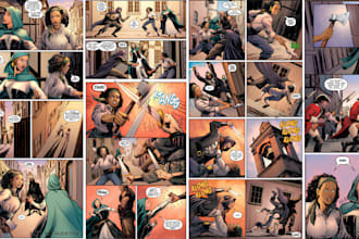 draw comic book sketch comic book artist nsfw comic page graphic novel nsfw art
