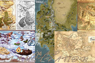 do inkarnate fantasy map 2d vector map illustration custom festival map dnd map