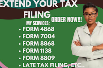 efile irs tax returns extension, form 7004, 4868, income tax for US llc, s corp