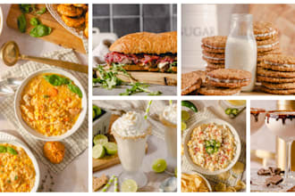 cook and shoot your recipe with stunning high quality food photography