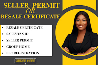 get resale certificates, tax id and seller permit for your llc in all US state
