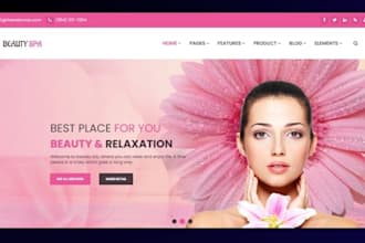design squarespace beauty salon spa website hair fashion makeup cosmetic website