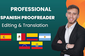 professionally translate and edit your book article from english to spanish