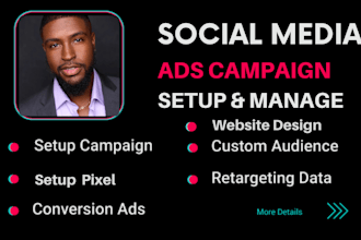 setup instagram ads facebook ads linkedin ads tiktok ads that convert manage ads