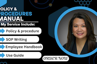 write a customized policy and procedure manual for your business