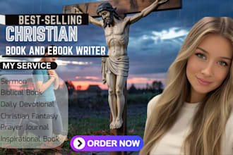 be your christian ebook ghostwriter, devotional book, sermon, and prayer journey