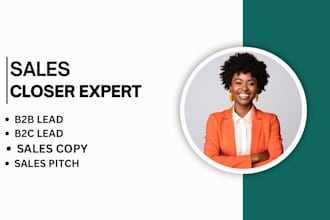 be your sales closer sales representative sales leads email leads personnel