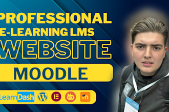 develop build create lms website using moodle, learndash, buddyboss, tutor lms