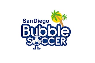 create sporty glee filled bubble logo
