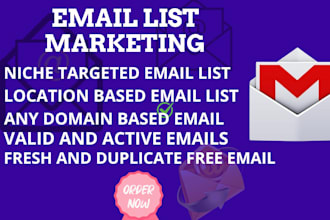build targeted email list web scraping prospect email address