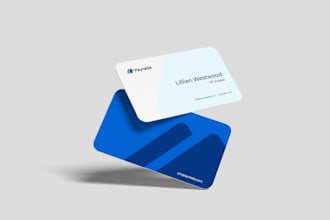 design modern business card, letterhead and stationary