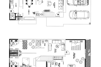 draw professional architecture floor plan 2d floorplan blueprint in auto cad