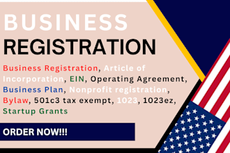 do llc registration, ein, nonprofit registration, 1023, 1023ez, 501c3