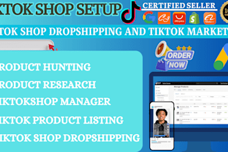 setup tiktok shop manager tiktok shop marketing tiktok shop dropshipping