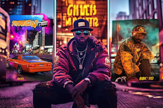 design album cover or single cover art