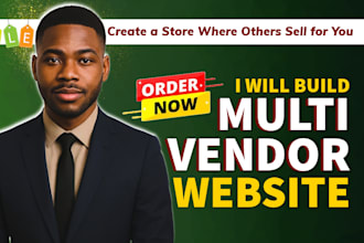 build multivendor ecommerce marketplace website on shopify, wix or wordpress