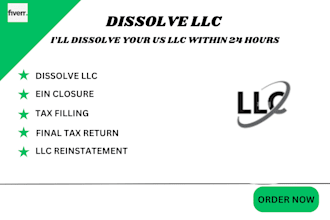 do llc reinstatement, ein closure, and dissolution of wyoming or delaware llc