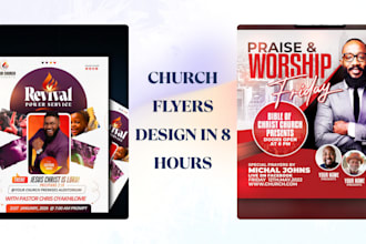 design a powerful spirit led church flyer church events or gospel event flyers