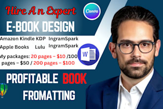 design cook book picture book formatting poetry ebook layout design print book