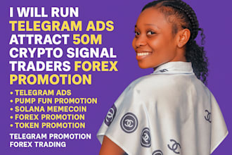 run telegram ads attract 20m cryptoslgnal trader forex trader telegram promotion