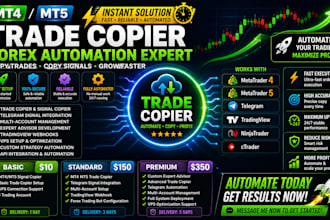 program a professional trade copier for mt4 mt5 platfrom