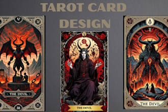 create custom tarot card design tarot card deck playing card game oracle, zodiac