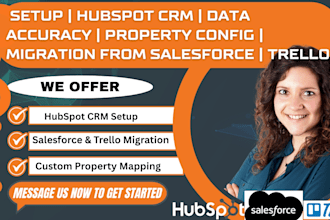 setup hunspot CRM data accuracy property config migration from salesforce trello