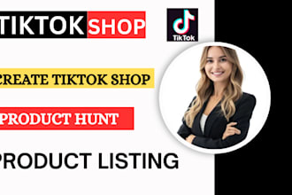 create and manage your tiktok shop and product hunt listings