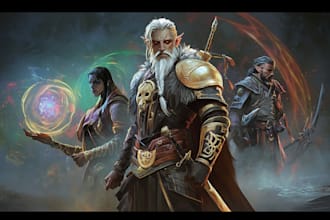 make a fantasy character dnd art and d and d character