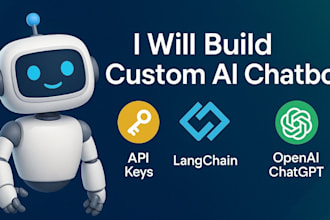 build custom ai chatbot using API keys langchain openai chatgpt ai whatsapp API