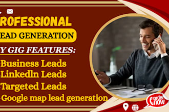 do b2b lead google map linkedin generation, real estate appointment setter