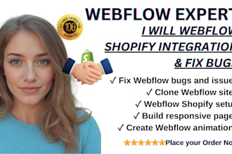 clone webflow shopify integration fix webflow website and webflow animation