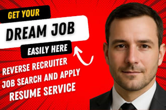 be reverse recruiter to search and apply job, remote job or usajob application