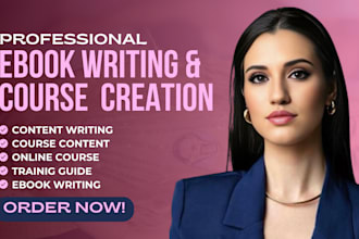 create ebook online course content course curriculum creation training manual