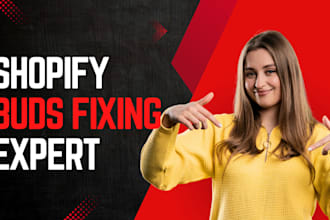 do shopify bug fixing and custom code, theme customization