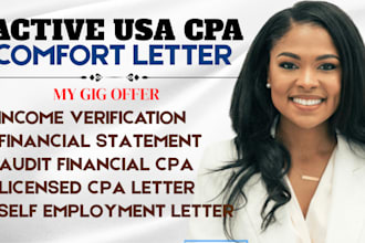 sign US audit, CPA comfort letter, financial statement, profit and loss