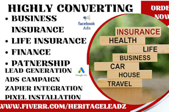 generate business insurance website life insurance partnership finance website