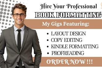 edit and design microsoft word document do book formatting for amazon kpd