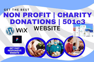 design ngo website charity, donation website, nonprofit website, wesite design