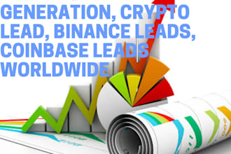 do lead generation, crypto lead, binance leads, coinbase leads worldwide