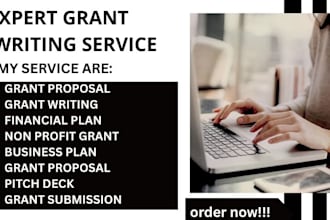 business plan, write grant proposal grant research, grant application