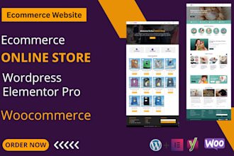 do wordpress ecommerce website development using woocommerce, online store